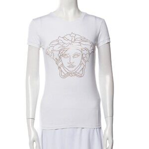 Versace Graphic Print Crew Neck T-Shirt